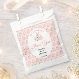 Bolsa De Papel Ducha de bebé con conejo de Pascua