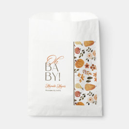 Bolsa De Papel Ducha de bebé con tema de otoño 