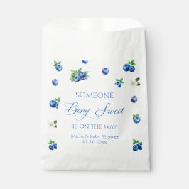 Bolsa De Papel Ducha de Bebé de Arándano