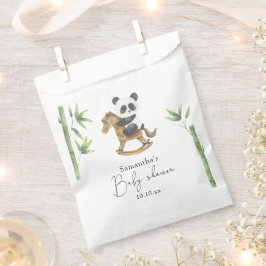 Bolsa De Papel Ducha de bebé de bambú y oso panda
