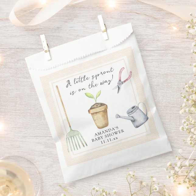 Bolsa De Papel Ducha de bebé de brote pequeño  (Cortado)