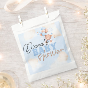 Bolsa De Papel ducha de bebé de osito de peluche de bajo presupue