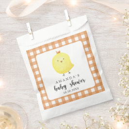 Bolsa De Papel Ducha de bebé de Pollo al Acuarela