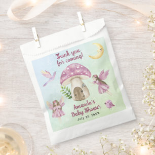 Bolsa De Papel Ducha de bebé Hada pequeña Gracias por venir
