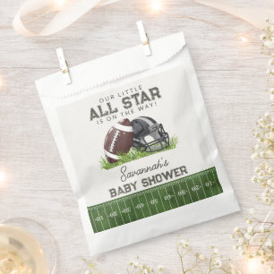 Bolsa De Papel Ducha de bebé Toque de touchdown Estrella Pequeña 