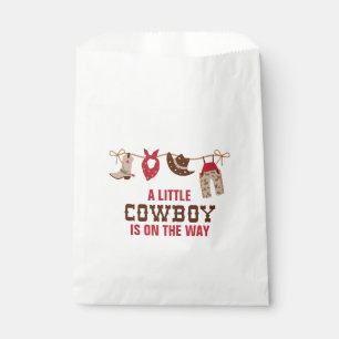 Bolsa De Papel Ducha de bebé vaquero occidental Rodeo