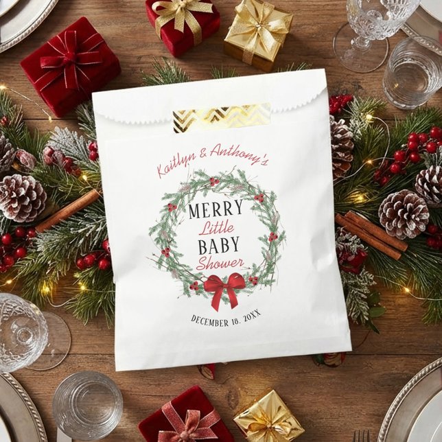 Bolsa De Papel Ducha de Navidad Alegre (Subido por el creador)