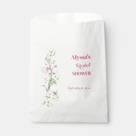 Bolsa De Papel Ducha de novia Apple Blossom personalizada