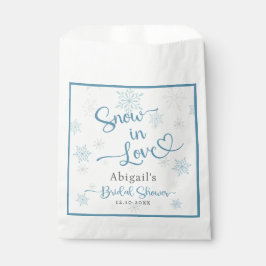 BOLSA DE PAPEL DUCHA DE NOVIA BAJO LA NIEVE