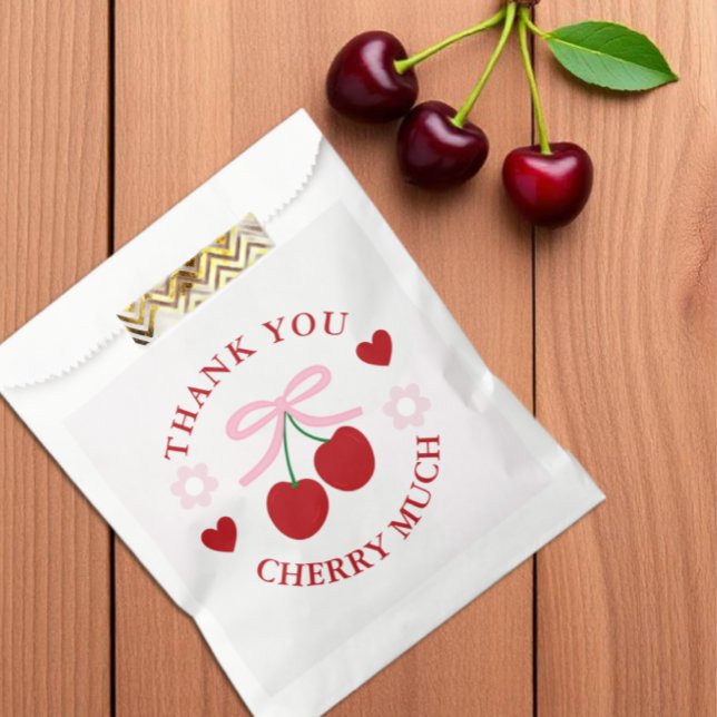 Bolsa De Papel Ducha de Novia Cereza Dulce (Subido por el creador)