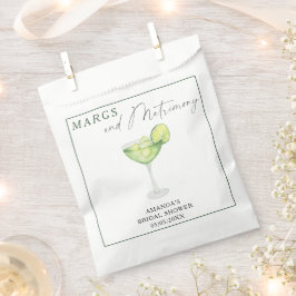 Bolsa De Papel Ducha de novia con Margarita acuarela