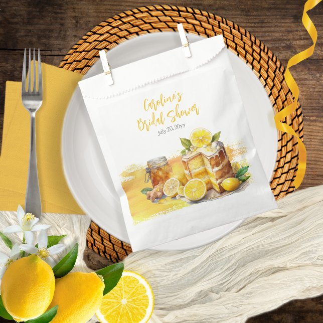 Bolsa De Papel Ducha de novia con té de jengibre de limón (Subido por el creador)