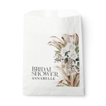 Ducha de novia pampas pasto moderno fiesta de boho