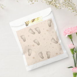 Bolsa De Papel Ducha de Pies de Bebé