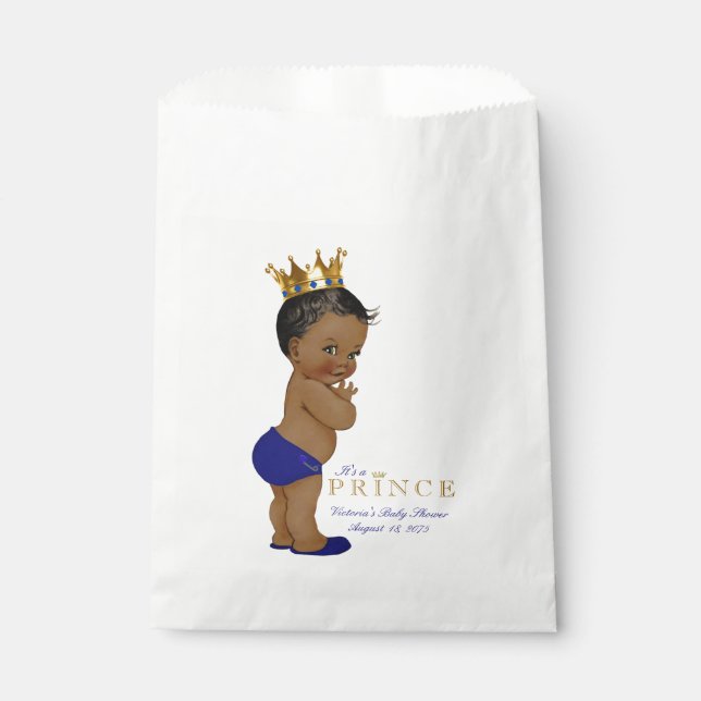 Bolsa De Papel Ducha de Príncipe Bebé (Anverso)