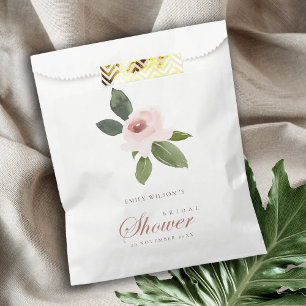 BOLSA DE PAPEL DUCHA DEL BRIDAL DE LA FLORAL DE LA ROSA DE LA ROS
