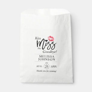 Bolsa De Papel Ducha moderna de Srta. Goodbye Thank You Bridal