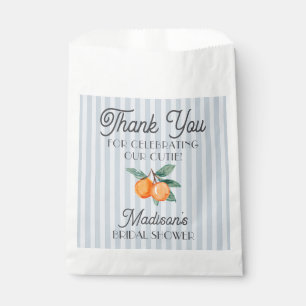 Bolsa De Papel Ducha Nupcial Blue Cutie Main Squeeze Citrus