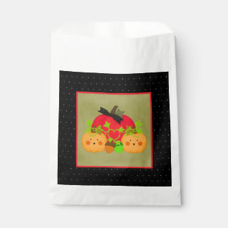 Bolsa De Papel Ducha Nupcial de Halloween de Octubre Pareja de Ca