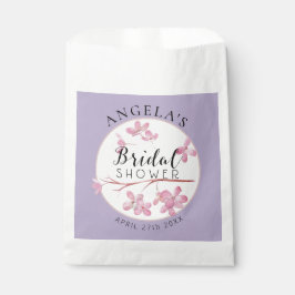 Bolsa De Papel Duche de Lavanda Rosa Flor de Lila para Despedida 
