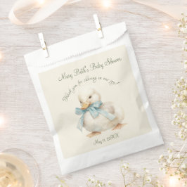 Bolsa De Papel Duckling with Ribbon Baby Shower