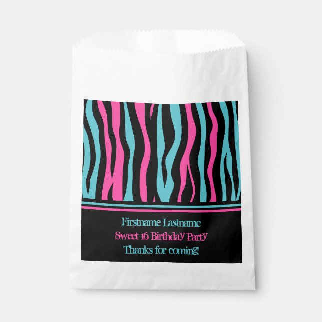 Bolsa De Papel Dulce 16 gracias (Anverso)