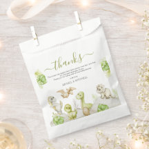 Dulce acuarela Dinosaurio Baby Shower