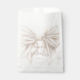 Bolsa De Papel Dulce color de agua beige 16