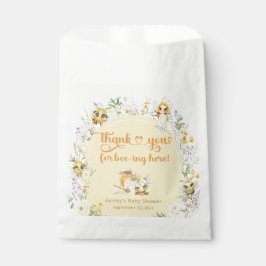 Bolsa De Papel Dulce como Bee Bumble Bee Baby Shower Gracias