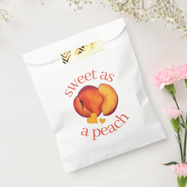 Bolsa De Papel Dulce como melocotón 16 decimosexto cumpleaños (Sellado)