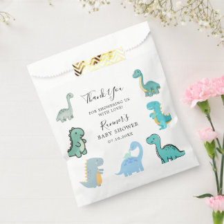 Bolsa De Papel Dulce Cumpleaños de Bebé Dinosaurio Pequeño