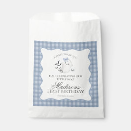 Bolsa De Papel Dulce Cumpleaños Fantasmita Pastel Azul