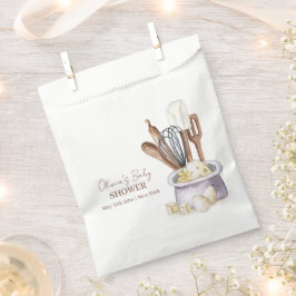 Bolsa De Papel Dulce de Baby Shower Minimalista Boho Chef