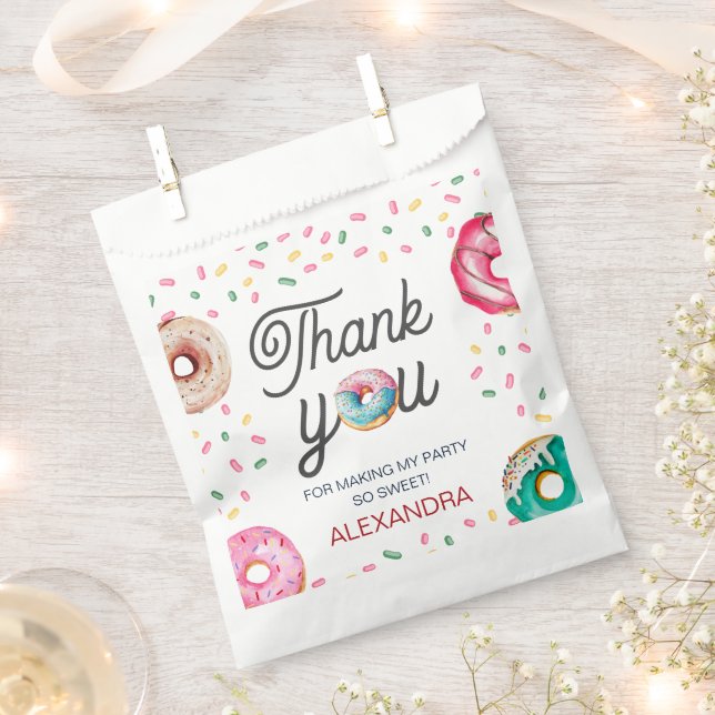 Bolsa De Papel Dulce ducha de bebé de un cumpleaños (Cortado)