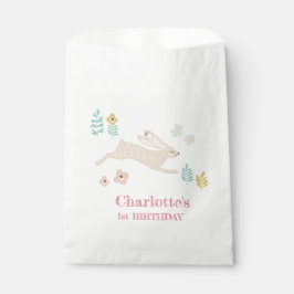 Bolsa De Papel Dulce dulce conejo conejo animal primer Fiesta de