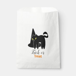 Bolsa De Papel Dulce Gato Espeluznante de Halloween y Sombrero de