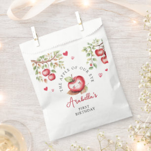 Bolsa De Papel Dulce Manzana De Nuestro Ojo Fiesta De Cumpleaños