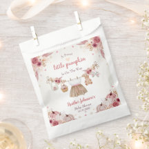Dulce Pequeña Calabaza Baby Shower de Otoño
