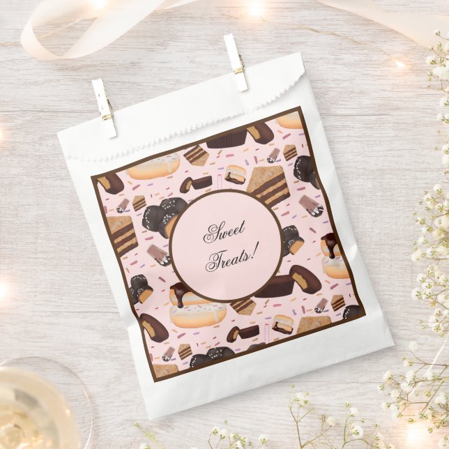 Bolsa De Papel Dulce trapos Chocolate Donut Mocha Mantequilla de  (Cortado)