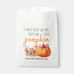 Bolsa De Papel Dulce Tratamiento de Calabacita Baby Shower