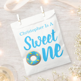 Bolsa De Papel Dulce Un Donut Primer Cumpleaños
