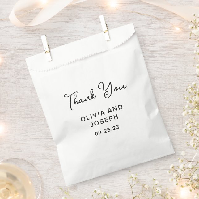 Bolsa De Papel Dulce y caprichoso | Boda Gracias (Cortado)