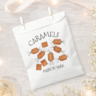 Bolsa De Papel Dulces De Caramelos Salados Caseros Hechos Por