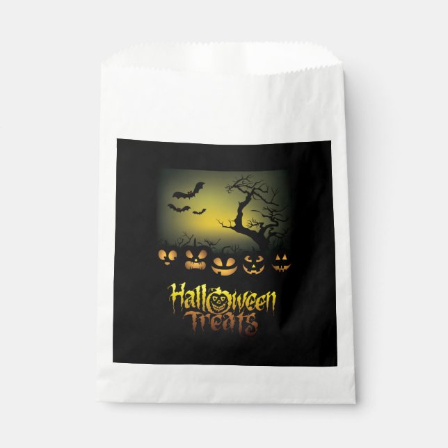 Bolsa De Papel Dulces de Halloween (Anverso)