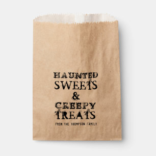 Bolsa De Papel Dulces de Halloween dulces ensordecedores Tratamie