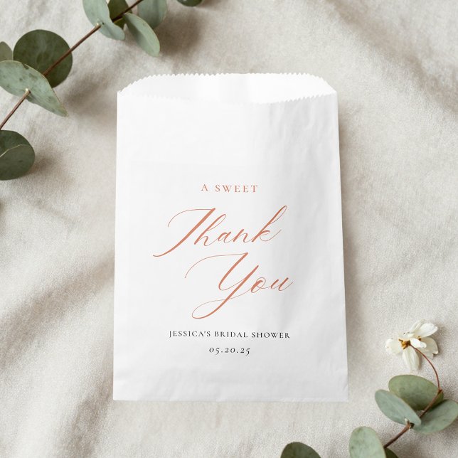 Bolsa De Papel Dulces Elegantes de Flor de Cítrico para Despedida (Subido por el creador)