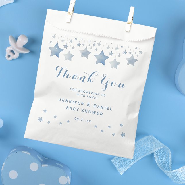 Bolsa De Papel Dulces Estrellas de color azul (Subido por el creador)