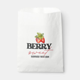 Bolsa De Papel Dulces Fresas para Baby Shower