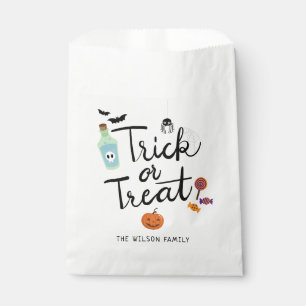 Bolsa De Papel Dulces o trucos de Halloween