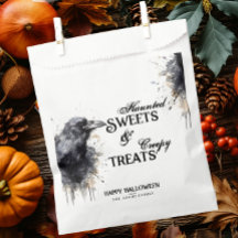 Dulces y dulces ensordecedores Raven Halloween